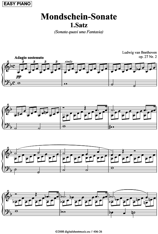 Mondscheinsonate 