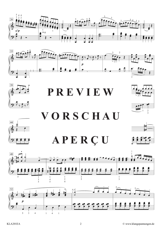 gallery: Klavierkonzert Nr. 21 C-Dur KV 467, Klavierauszug des Orchesterparts, Satz 1 , , (Klavier Solo)