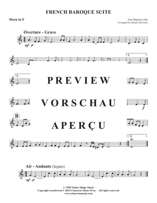 gallery: Französische Barock Suite , , (Blechbläserquintett)