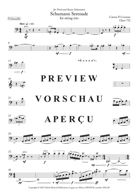 gallery: Schumann Serenade , , (Streicher Trio für Violine, Viola, Violoncello)