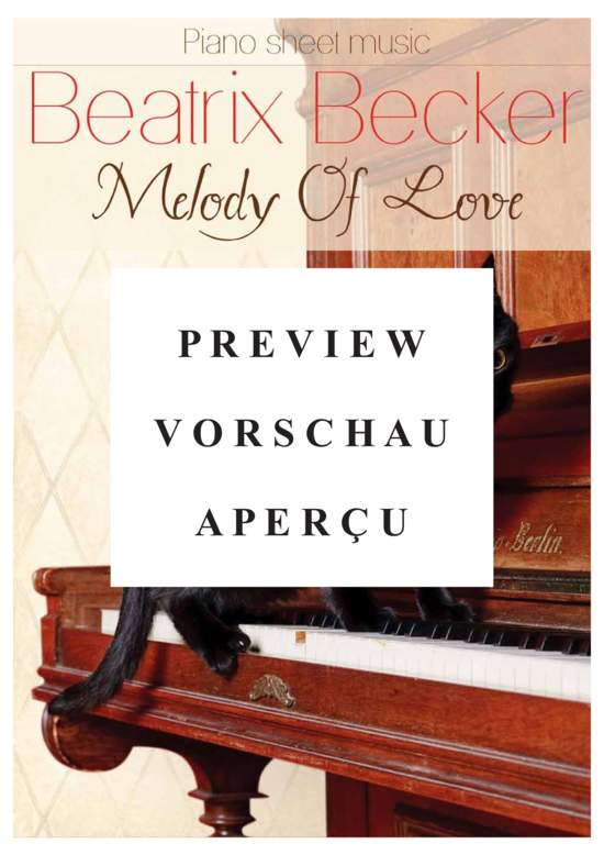 gallery: Songbuch "Melody Of Love" , Becker, Beatrix, (Klavier Solo)