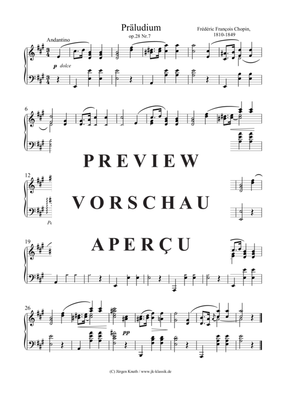 gallery: Präludium Op.28 Nr.7 , , (Klavier Solo)