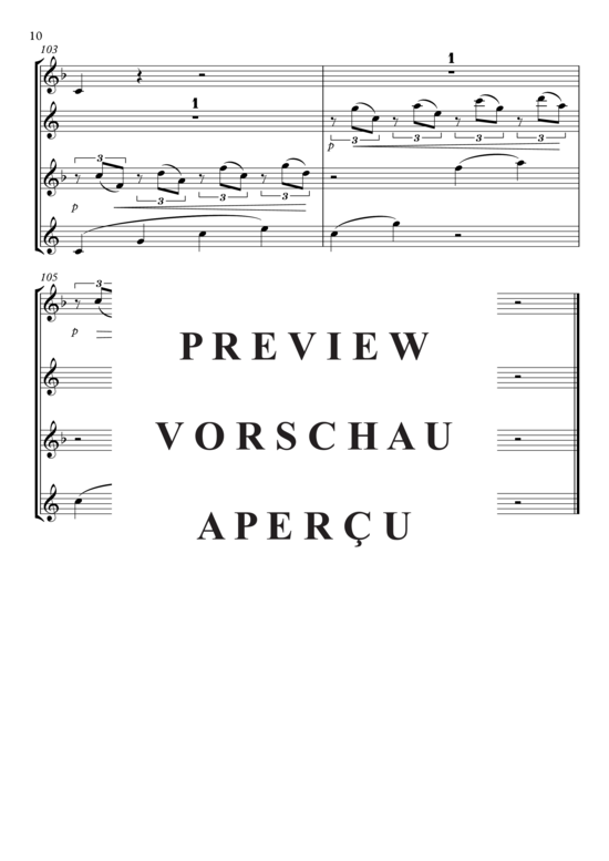 gallery: Arabesque No 1 , , (Saxophon Quartett SATB)