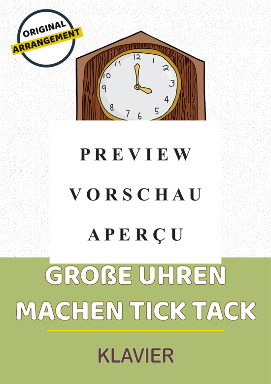 gallery: Große Uhren machen tick tack , , (Klavier Solo)