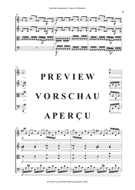 gallery: Fuga et Postludium für Streichensemble (1996) , ,  (Streicher Ensemble)