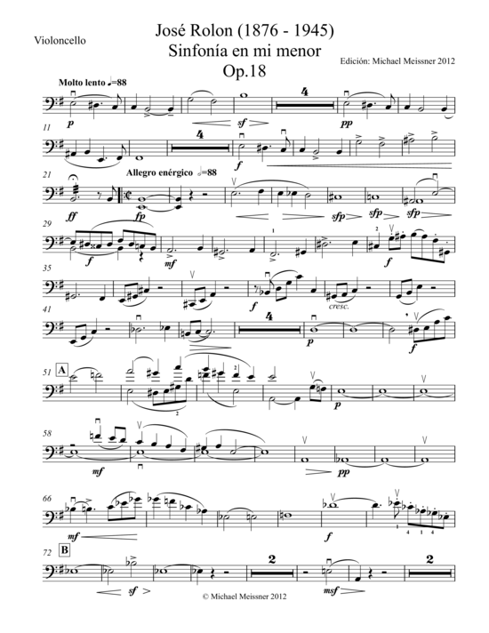 Sinfonia op. 18 