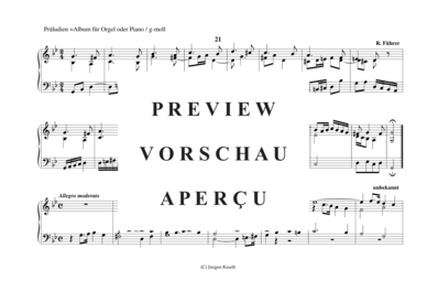 gallery: Präludien G-Moll , , (Orgel/Klavier Solo)