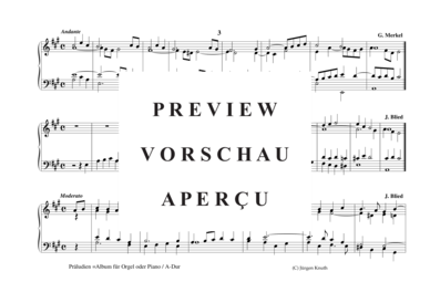 gallery: Präludien = Album für Orgel oder Piano , , (A-Dur)