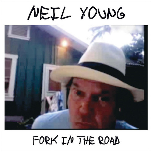 cover: Fork In The Road, Neil Young, Gesang, Gitarre, Klavier