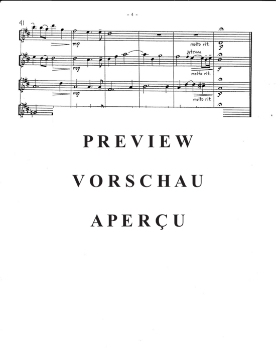 gallery: Ave Verum Corpus , , (4 Flöten in C)