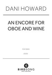 Produktbild zu: An Encore for Oboe and Wine