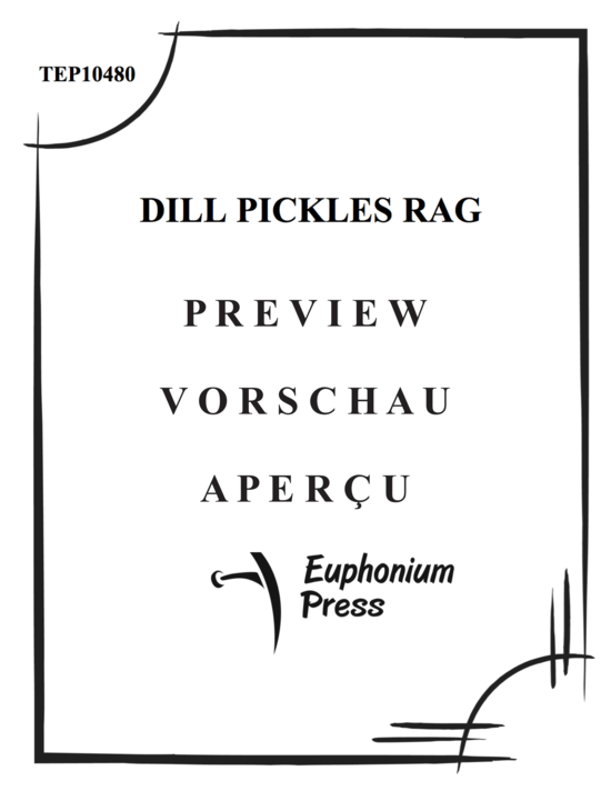 gallery: Dill Pickles Rag , , (Tuba Quartett EETT)