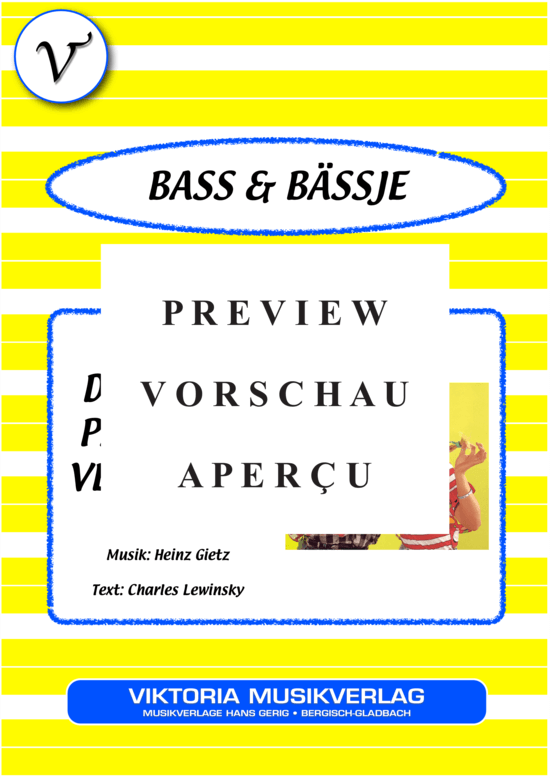 gallery: Lass doch dem Papa sein Vergnügen , Bass & Bässje, (Melodie-Stimmen in C/B/Es)