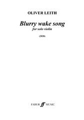 cover: Blurry wake song, Oliver Leith, Violine