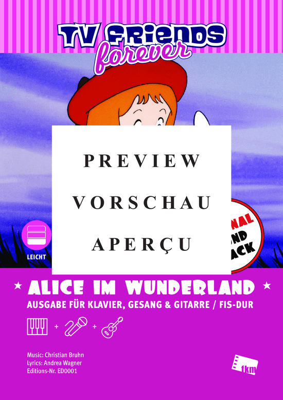 gallery: Alice im Wunderland , Lady Lily, (Original-Tonart)