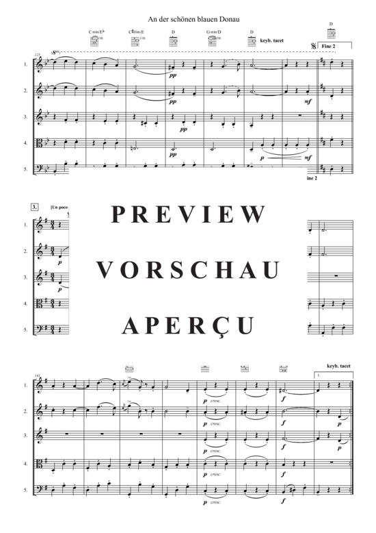 gallery: An der schönen blauen Donau , , (Quintett flexible Besetzung)