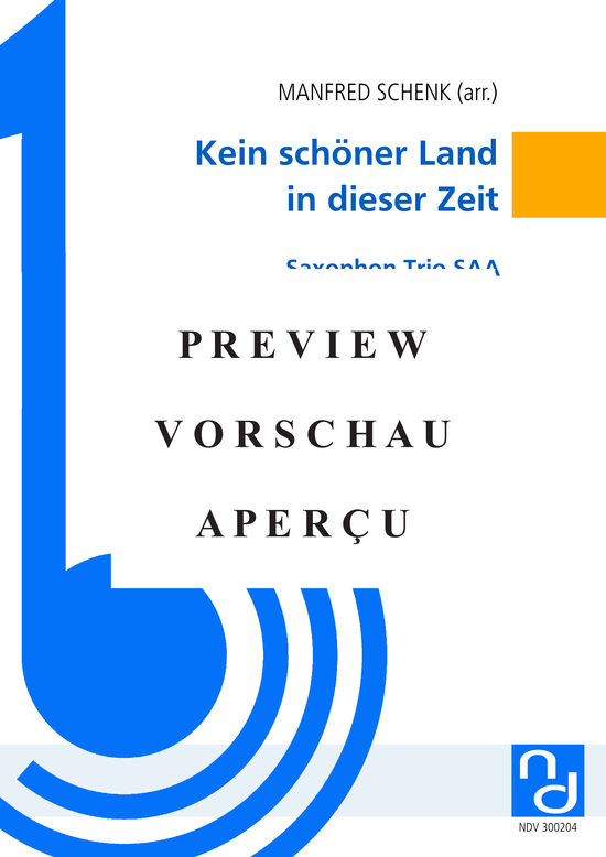 gallery: Kein schöner Land in dieser Zeit , , (Saxophon Trio SAA)