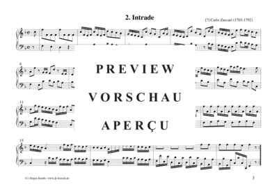 gallery: Orgelstücke (3 March, 1 Intrade, 3 Concert, 2 Aria, 1 Menuett+Trio) , ,  (Orgel/Cembalo/Klavier Solo)