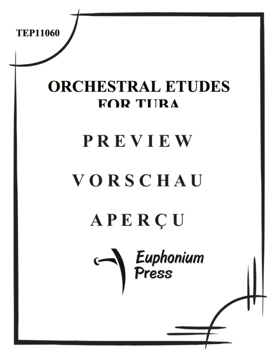 gallery: Orchestral Etudes for Tuba , , (Tuba Solo)