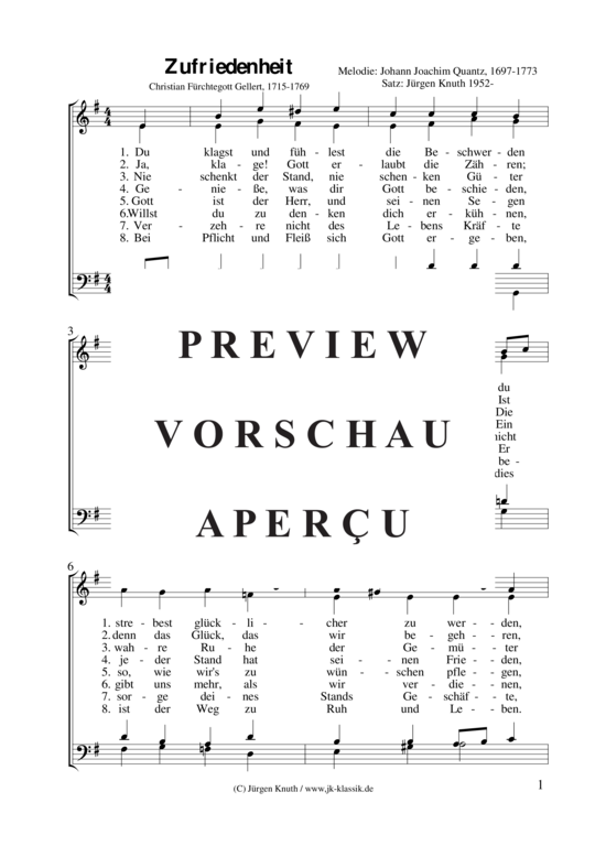 gallery: Zufriedenheit (Du klagst und fühlest) , ,  (Gemischter Chor)