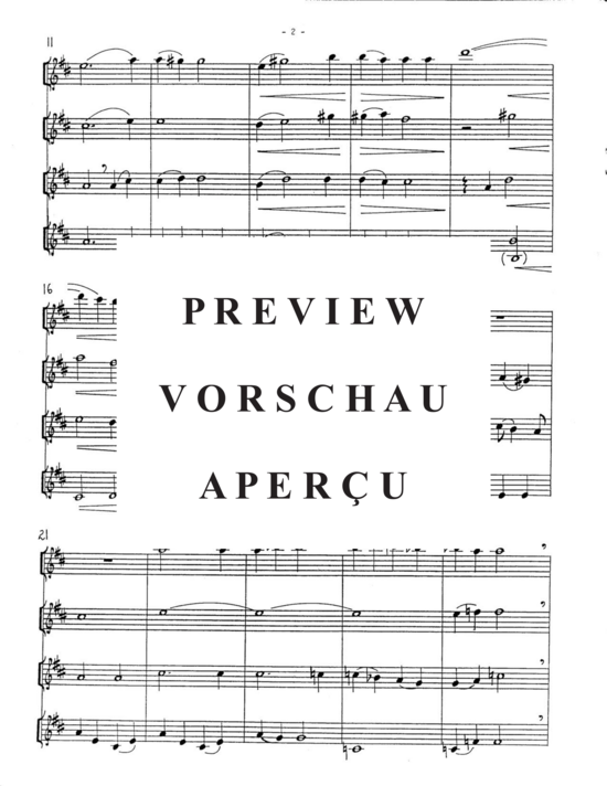 gallery: Ave Verum Corpus , , (4 Flöten in C)