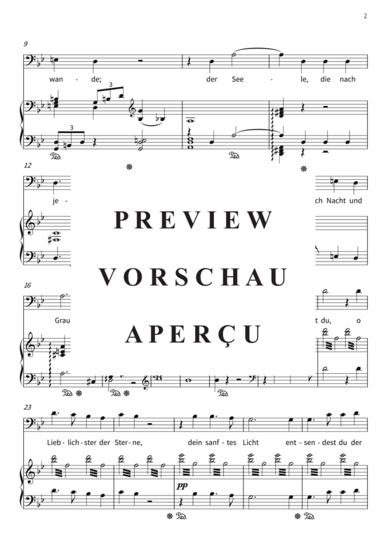 gallery: O! du mein holder Abendstern - aus der Oper Tannhäuser und der Sängerkrieg auf Wartburg , , (Gesang + Klavier)