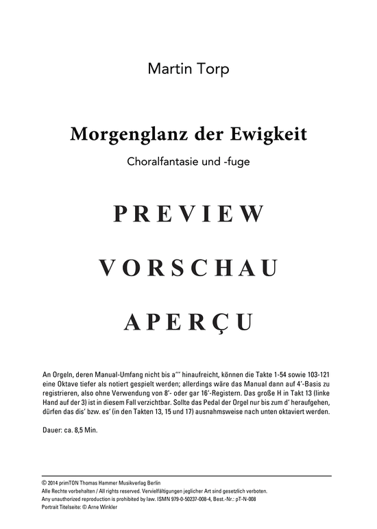 gallery: Morgenglanz der Ewigkeit (2013) , ,  (Orgel Solo)