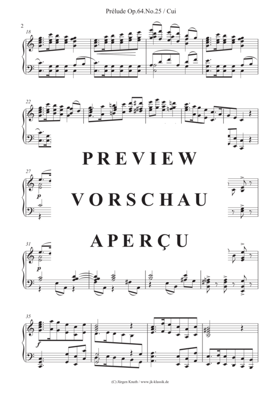 gallery: Prélude Op.64 No.25 , , (Klavier Solo)