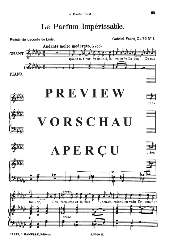 gallery: Le parfum impérissable Op.76 No.1 , , (Gesang hoch + Klavier)