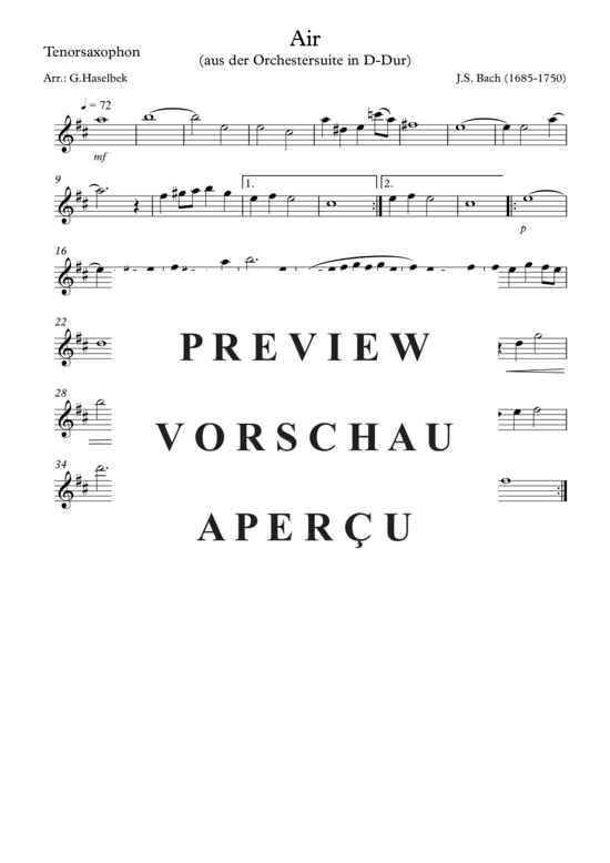 gallery: Air , , (Saxophon Quartett SATB)