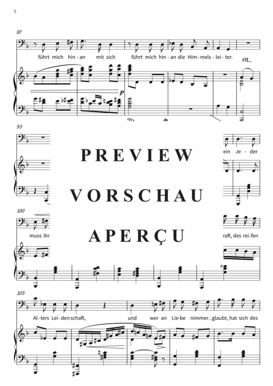 gallery: Ein Jeder kennt die Lieb´ auf Erden - Arie des Fürsten Gremin aus Eugen Onegin , , (Gesang + Klavier)