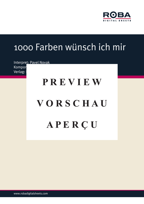 gallery: 1000 Farben wünsch ich mir , Novak, Pavel , (Klavier + Gesang)