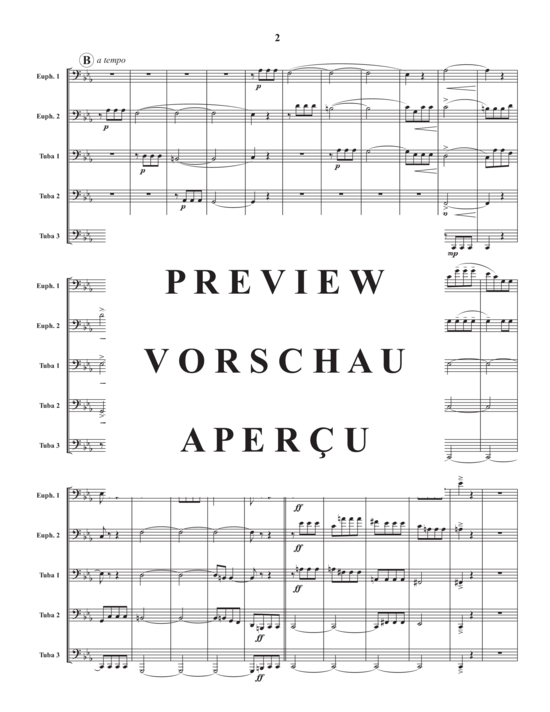 gallery: Movement 1 from Symphony No. 5 , , (2x Euphonium/Bariton, 3x Tuba)