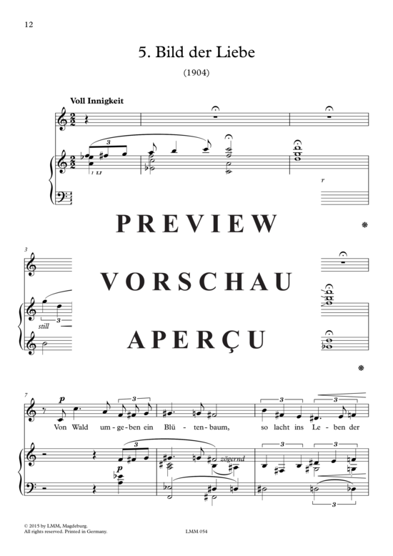 gallery: Acht frühe Lieder (Eight early songs) , ,  (Gesang + Klavier)