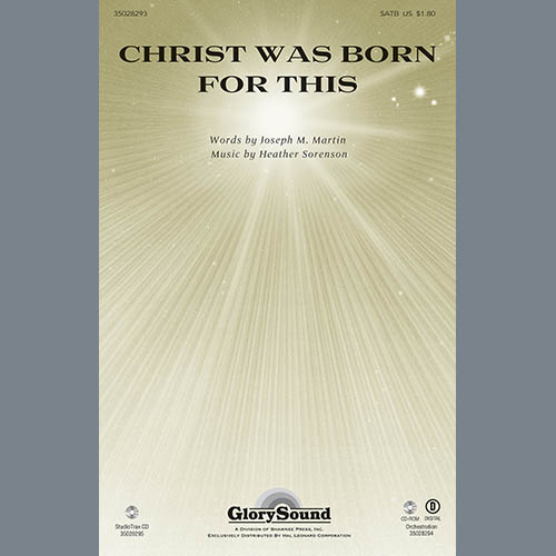 cover: Christ Was Born For This - Oboe, , Chor