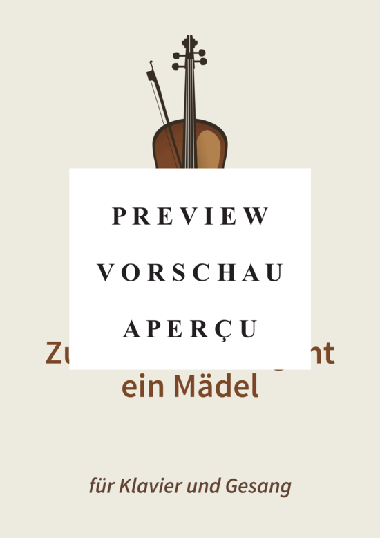 gallery: Zum Tanzen da geht ein Mädel , , (Gesang + Klavier)