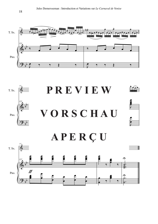 gallery: Introduction et Variations sur Le Carneval de Venise , , (Tenor-Saxophon + Klavier)