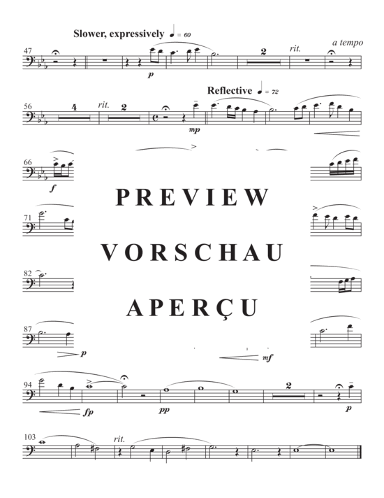 gallery: Reflections , , (Quartett für Horn in F, Posaune, Tuba + Piano)