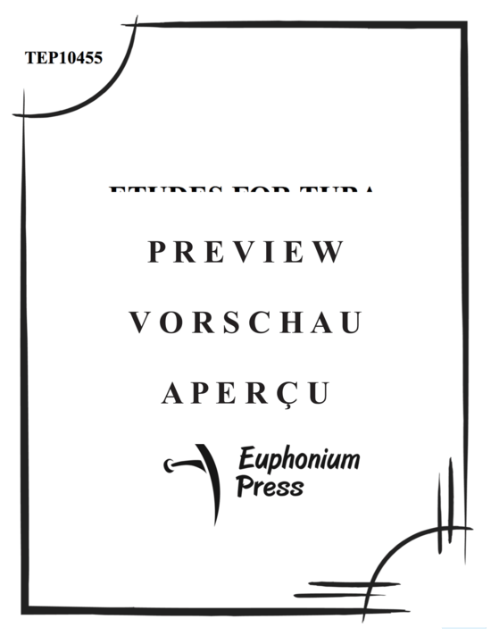 gallery: Etudes for Tuba Vol. 4 , , (Tuba Solo)