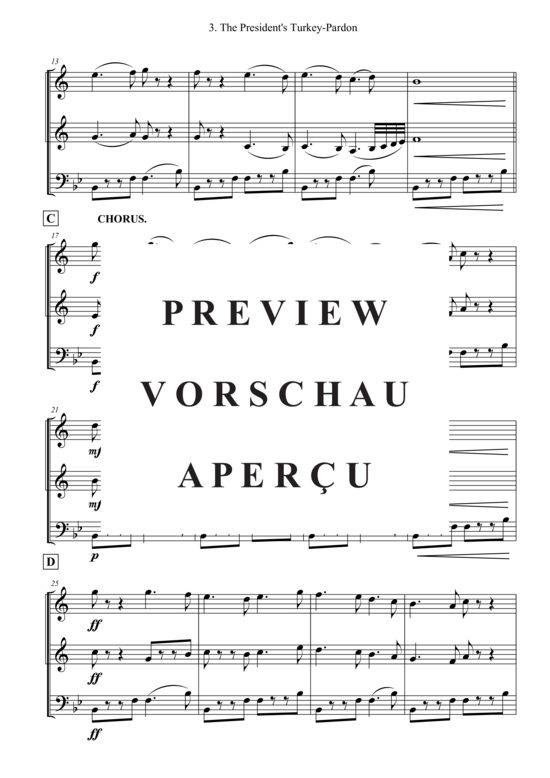 gallery:  The President´s Turkey-Pardon , , (Blechbläser Trio)