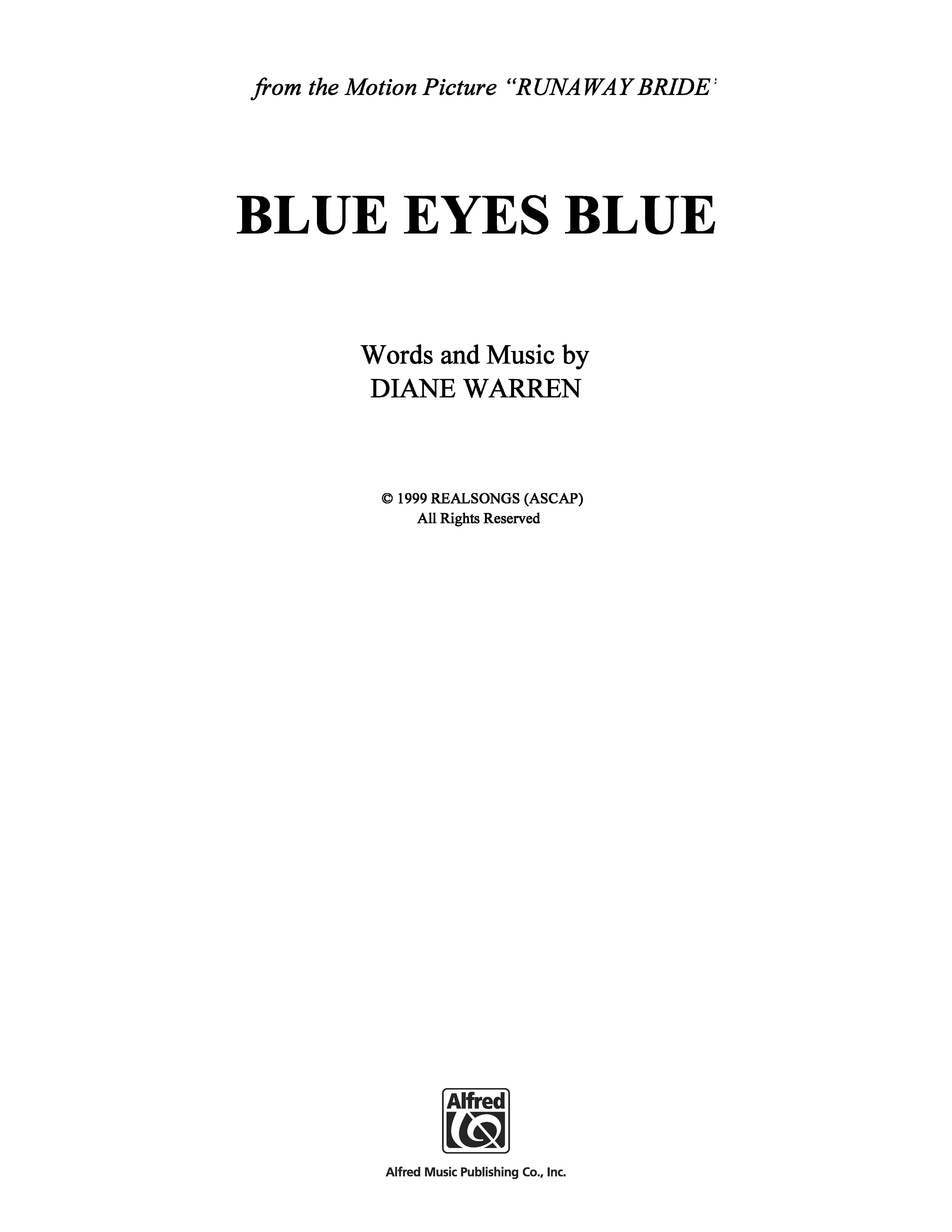 Produktbild zu: Blue Eyes Blue