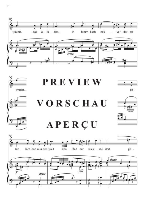 gallery: Morgenlich leuchtend im rosigen Schein - aus Die Meistersinger , , (Gesang + Klavier)