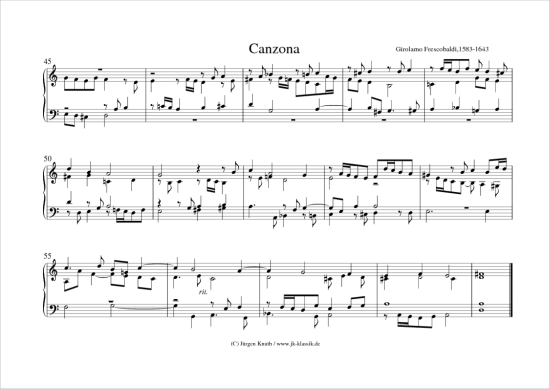 gallery: Canzona , , (Klavier/Cembalo/Orgel Solo)