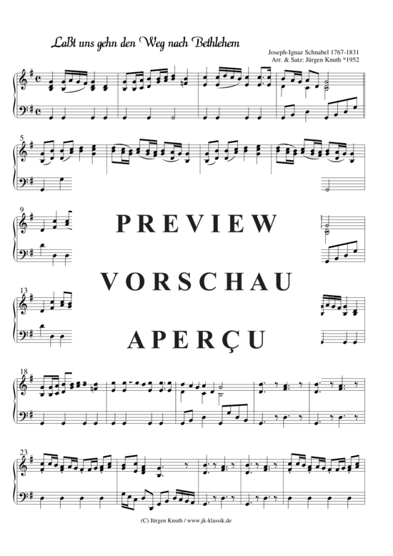 gallery: Laßt uns gehen den Weg nach Bethlehem (orig. Text:Transeamus usque Bethlehem) , ,  (Gemischter Chor, Klavier, Solo)
