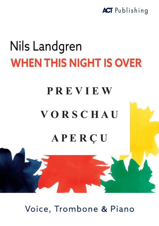 gallery: When This Night Is Over , Landgren, Nils, (Gesang, Posaune + Klavier)