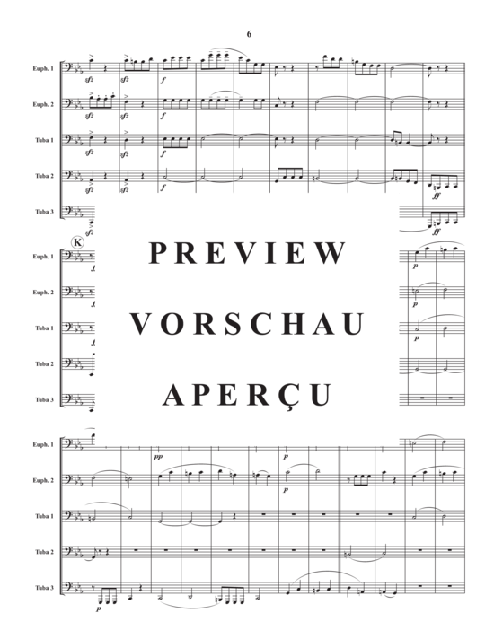 gallery: Movement 1 from Symphony No. 5 , , (2x Euphonium/Bariton, 3x Tuba)