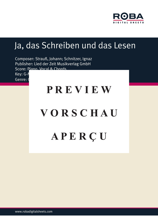 gallery: Ja, das Schreiben und das Lesen , , (Akkordeon)