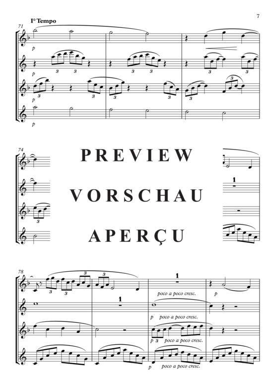 gallery: Arabesque No 1 , , (Saxophon Quartett SATB)