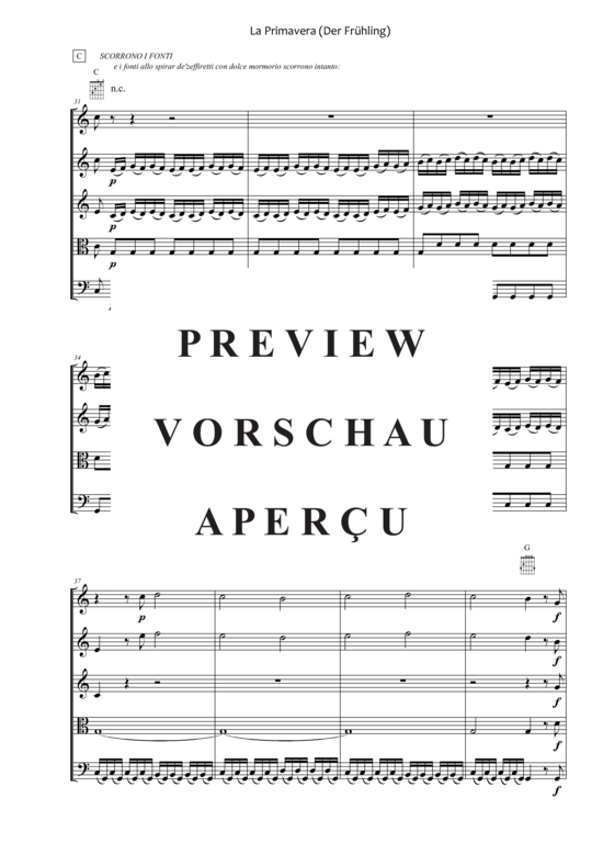 gallery: La Primavera (Der Frühling) , ,  1.Satz (Quintett flexible Besetzung)