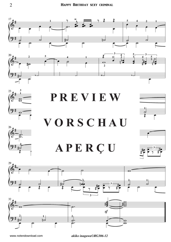 gallery: Happy Birthday sexy criminal , , (Klavier solo)